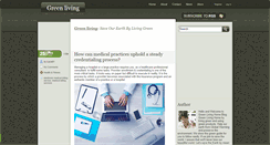 Desktop Screenshot of greenliving.nicehomelive.com